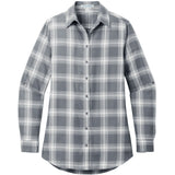 Grey/ Cream Open Plaid
