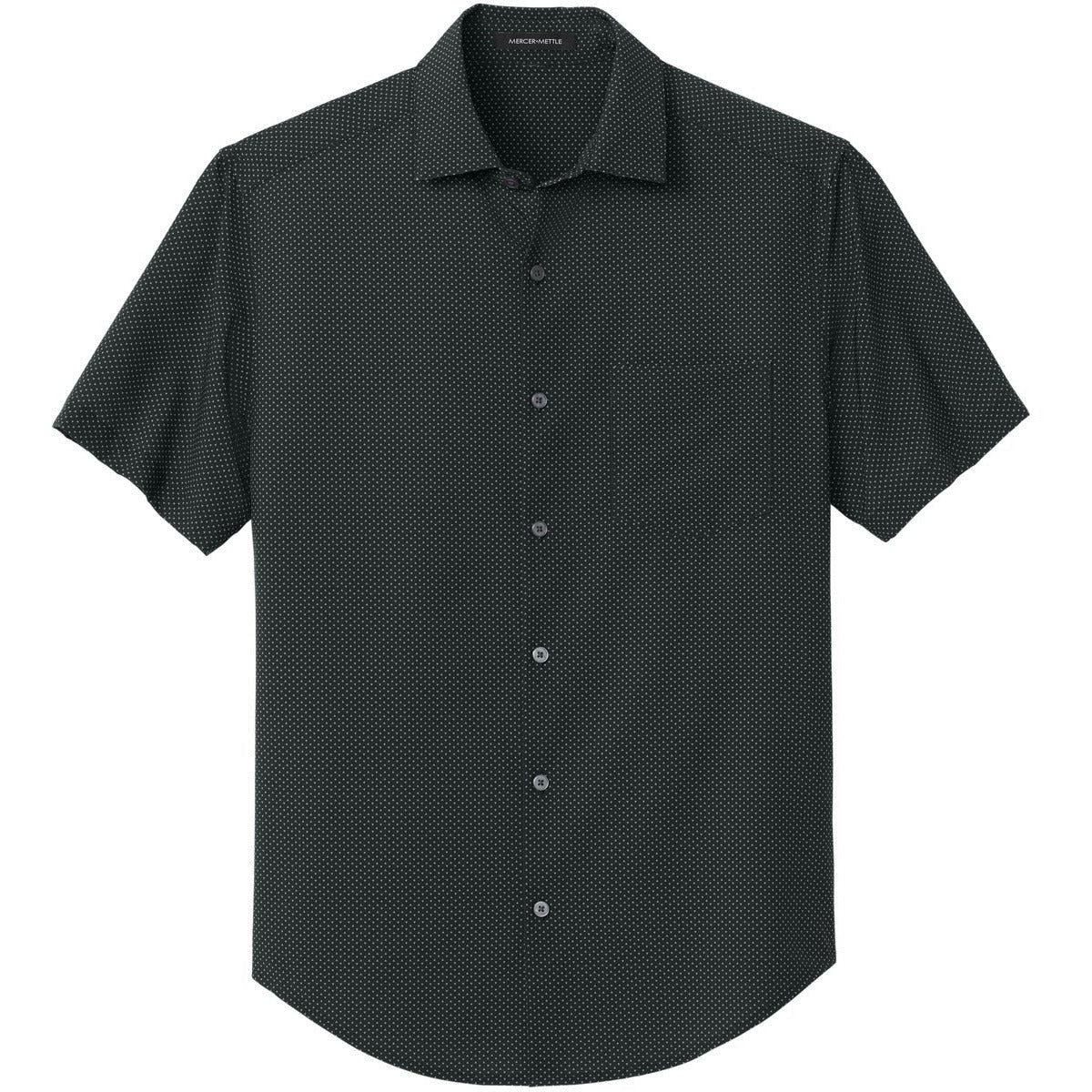 Deep Black Triangle Print