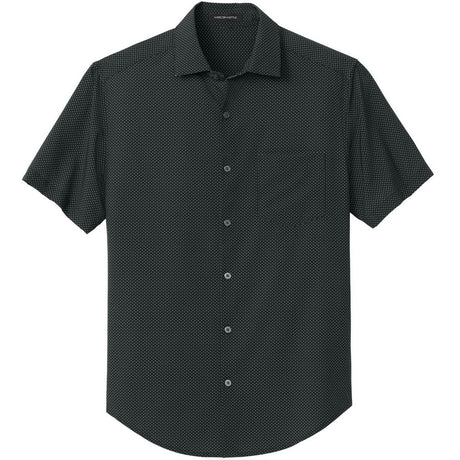 Deep Black Triangle Print