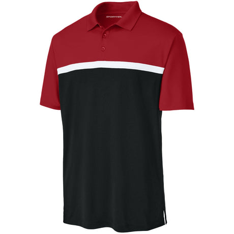 Deep Red/ Black/ White