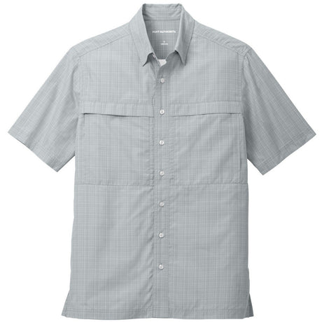 Silver/ Gusty Grey Crosshatch