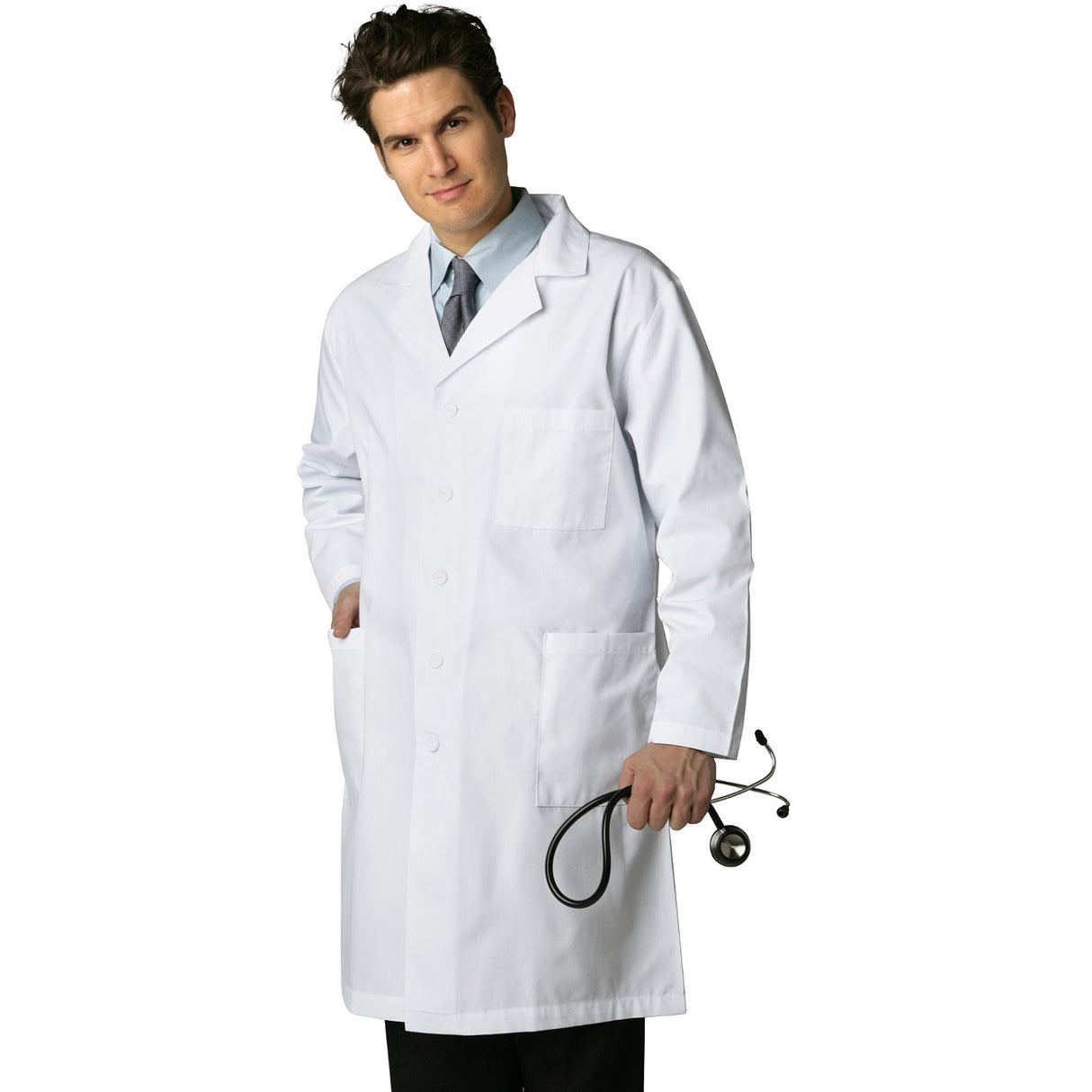 Adar Unisex Five-Pocket 39" Lab Coat