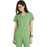 Grey's Anatomy Women's Four-Pocket V-Neck Emma Scrub Top