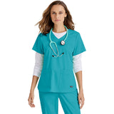Grey's Anatomy Women's Four-Pocket V-Neck Emma Scrub Top