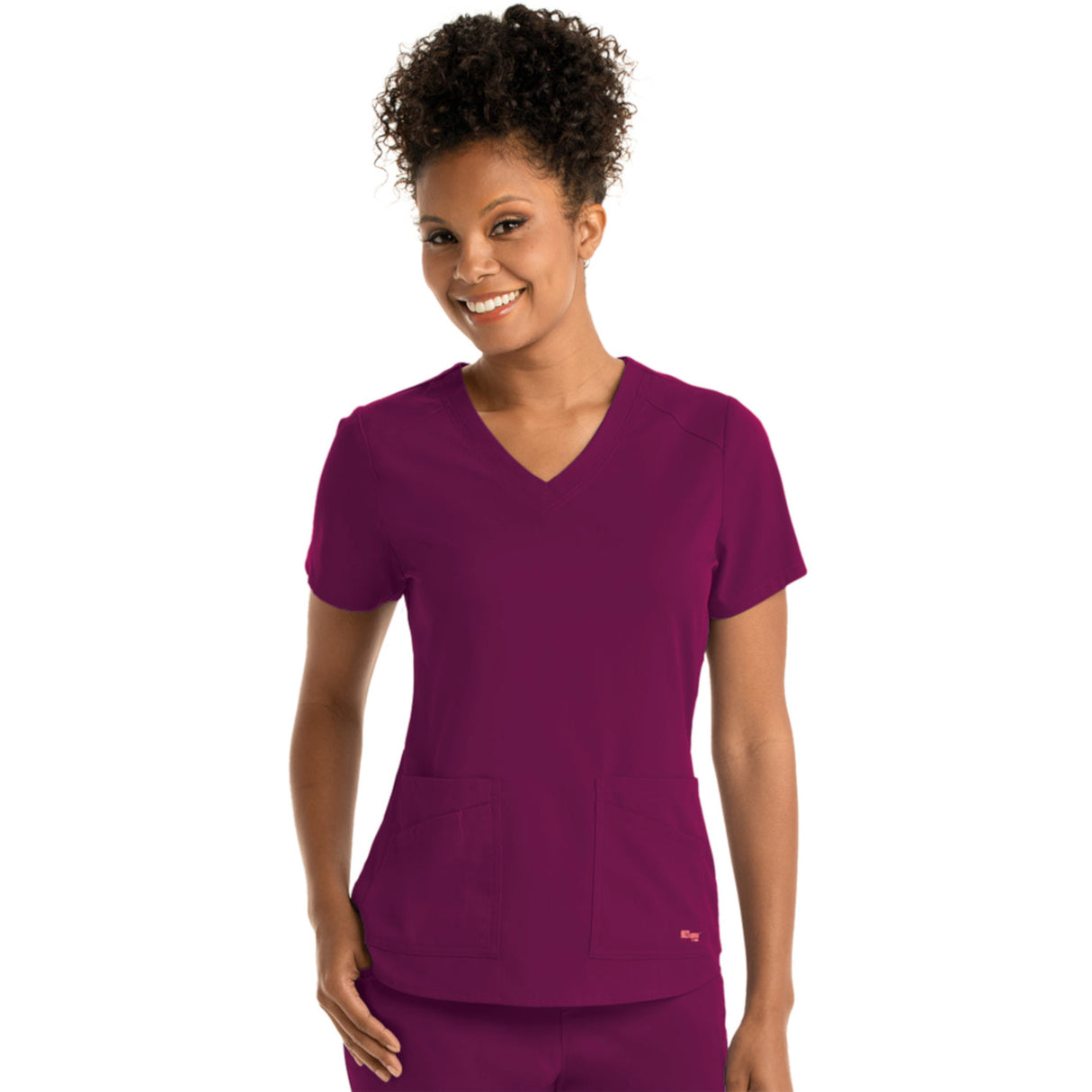 Grey's Anatomy Women's Four-Pocket V-Neck Emma Scrub Top