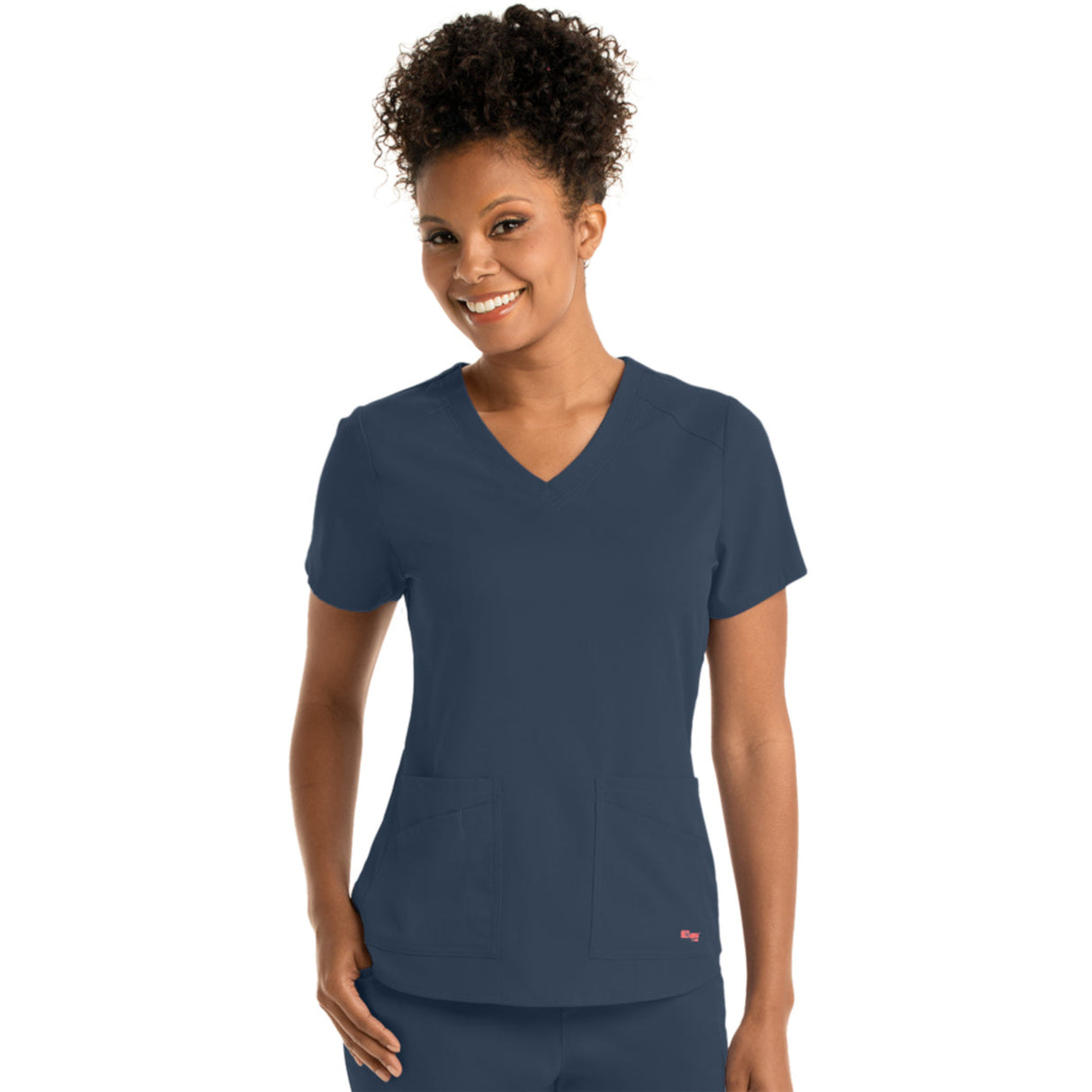 Grey's Anatomy Women's Four-Pocket V-Neck Emma Scrub Top