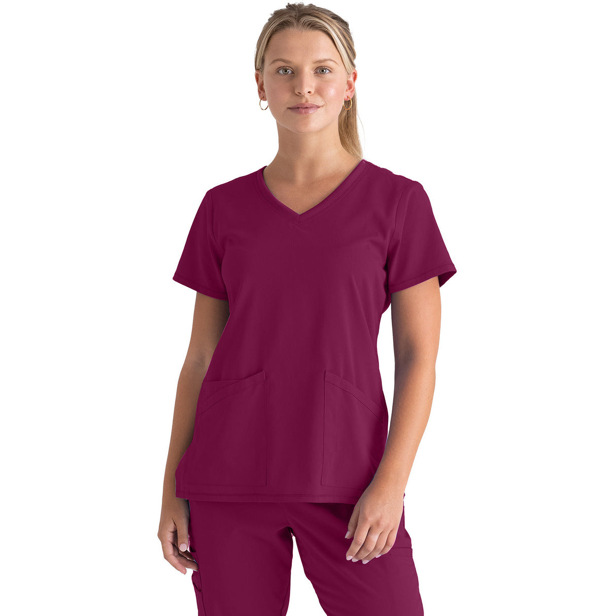 Grey's Anatomy Women's Three-Pocket V-Neck Serena Scrub Top