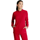 Grey's Anatomy Women's Three-Pocket Virtue Warm-Up Scrub Jacket