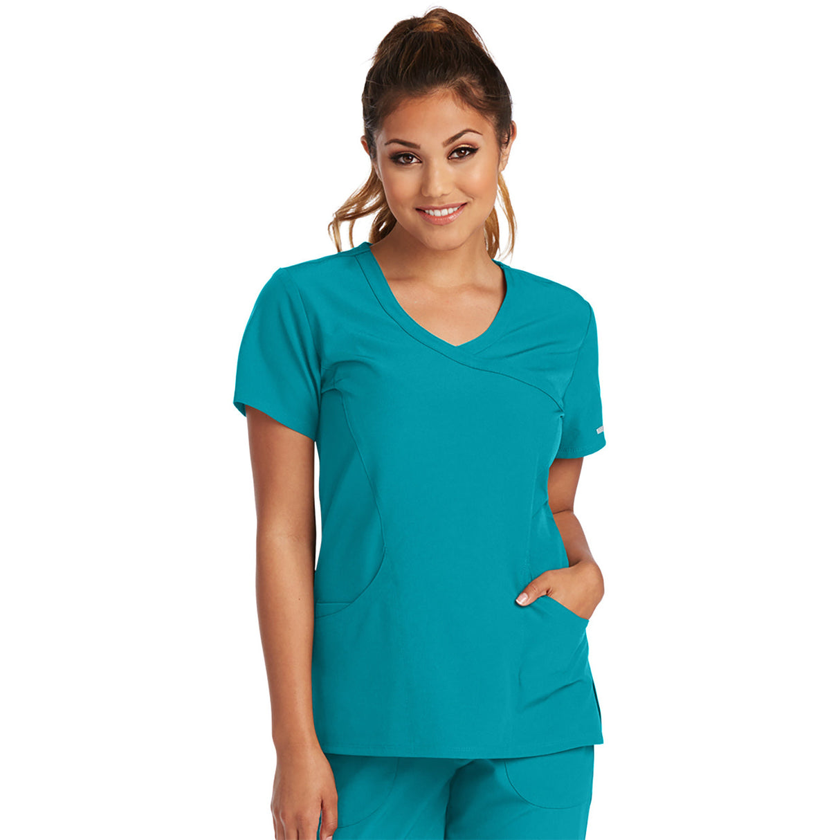 Skechers Women's Three-Pocket Crossover V-Neck Reliance Scrub Top