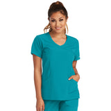 Skechers Women's Three-Pocket Crossover V-Neck Reliance Scrub Top
