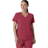 Wink Women's Four-Pocket V-Neck Top