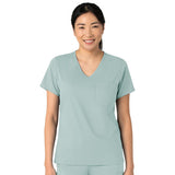 Wink Women's Two-Pocket Tuck-In V-Neck Top