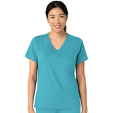 Wink Women's Two-Pocket Tuck-In V-Neck Top