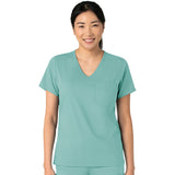 Wink Women's Two-Pocket Tuck-In V-Neck Top