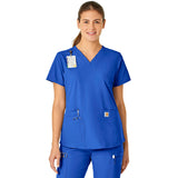 Carhartt Scrubs Women's Five-Pocket Modern Fit V-Neck Top