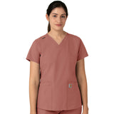 Carhartt Scrubs Women's Five-Pocket Modern Fit V-Neck Top