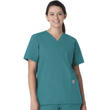 Carhartt Scrubs Unisex Seven-Pocket Modern Fit V-Neck Top