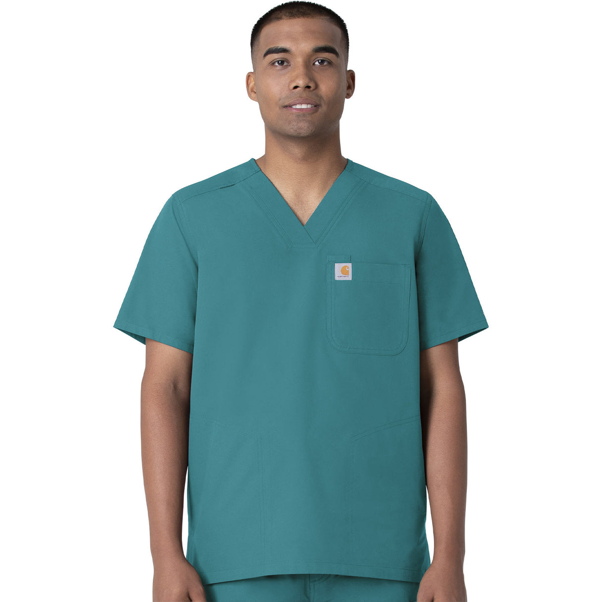 Carhartt Scrubs Men's Four-Pocket Modern Fit V-Neck Top