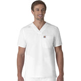 Carhartt Scrubs Men's Four-Pocket Modern Fit V-Neck Top
