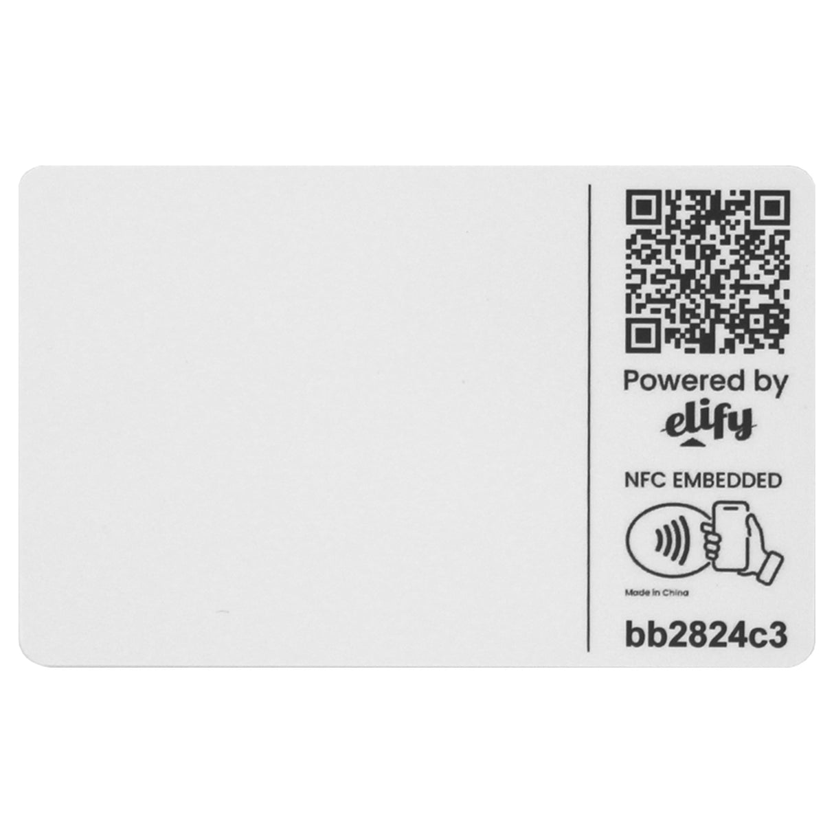 Elify Tap Webkey Card