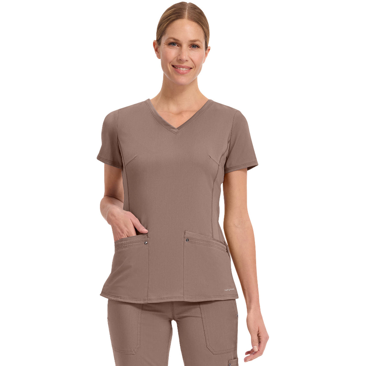 Healing Hands Women's 2-Pocket Juliet Stylish V-Neck Top