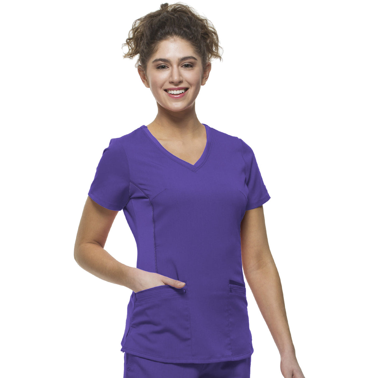 Healing Hands Women's 2-Pocket Juliet Stylish V-Neck Top