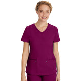 Healing Hands Women's 2-Pocket Juliet Stylish V-Neck Top