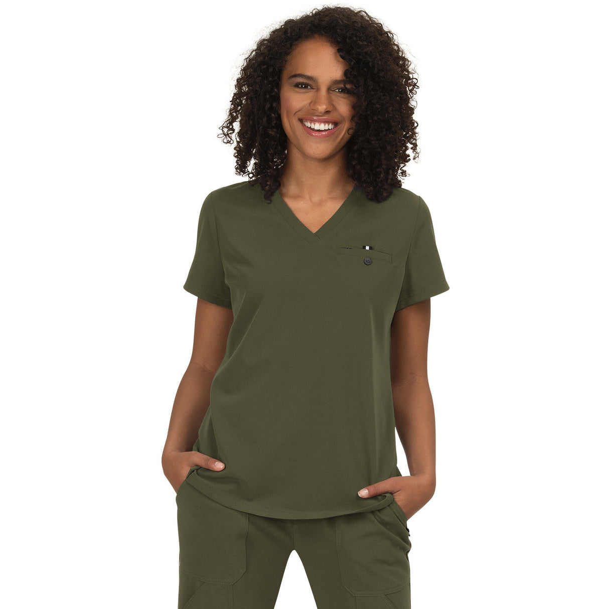 KOI Women's One-Pocket Tuck-In Ready to Work Top