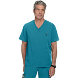 KOI Men's One-Pocket V-Neck Tuck-In On Call Top