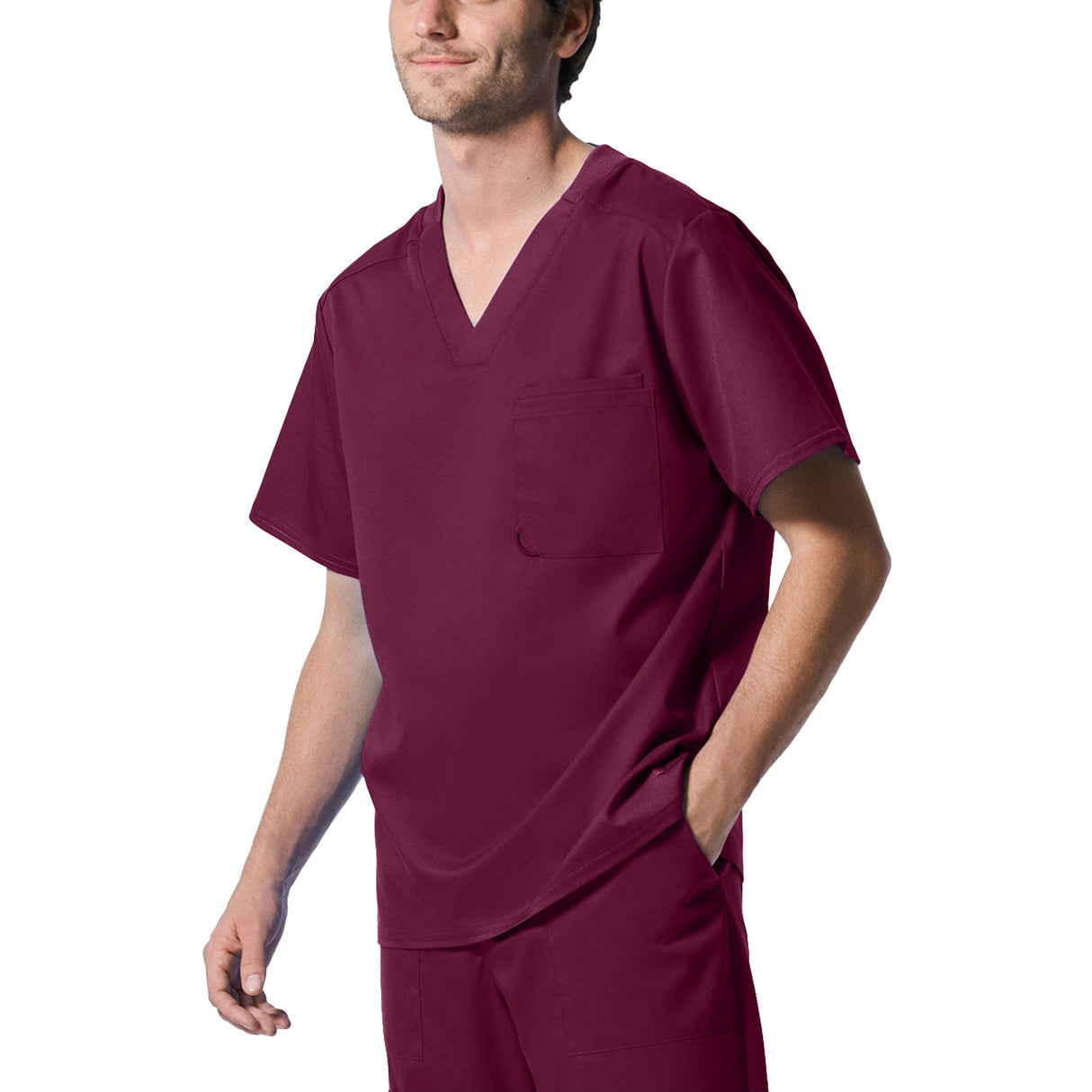 Landau Men's Two-Pocket Tuckable V-Neck Top