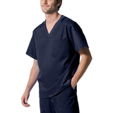 Landau Men's Two-Pocket Tuckable V-Neck Top