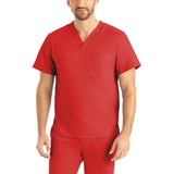 Landau Men's Two-Pocket Tuckable V-Neck Top