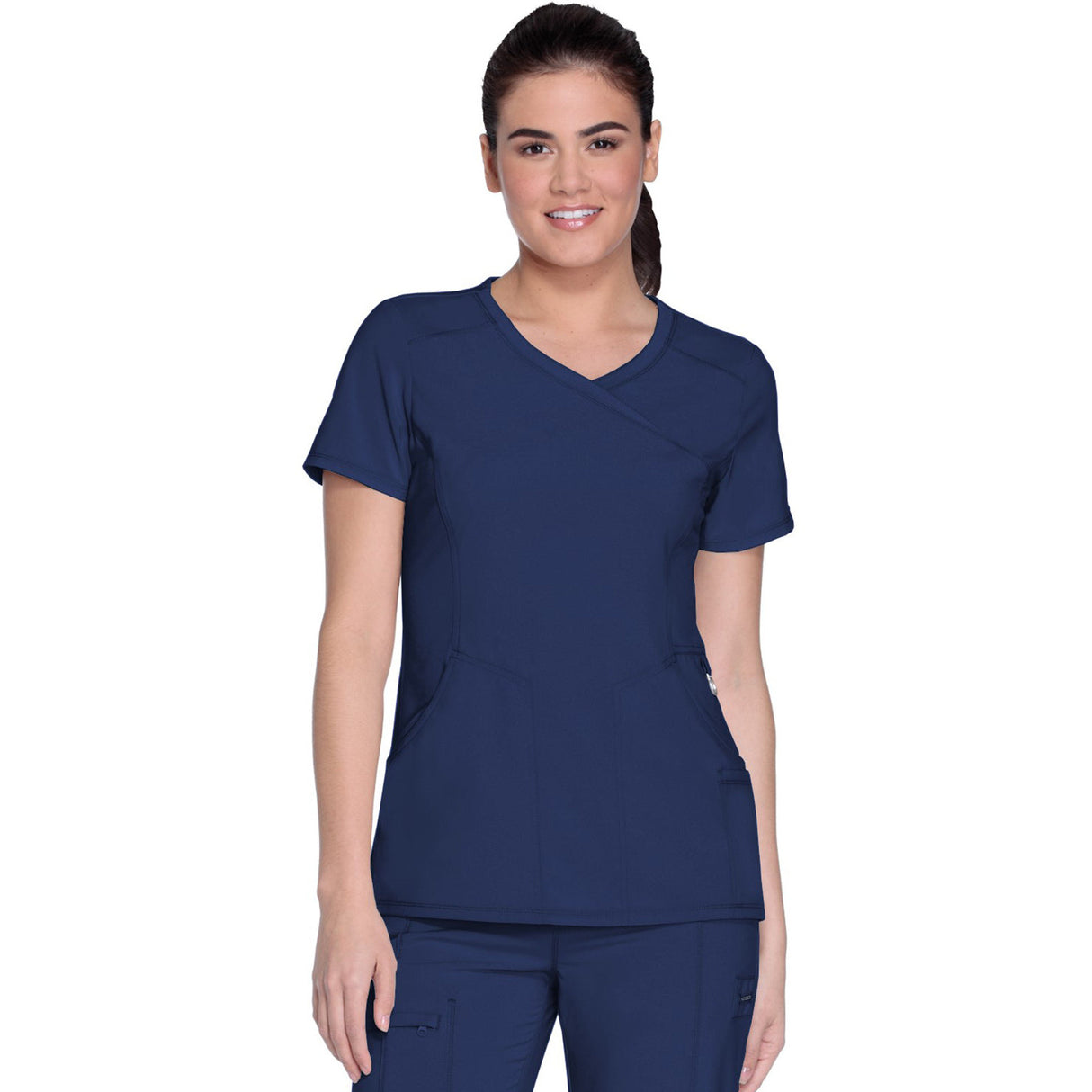 Infinity Women's 4-Pocket Mock Wrap Top