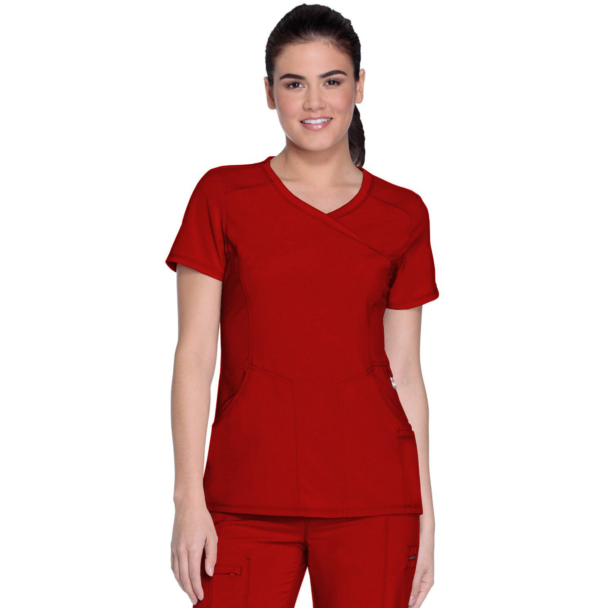 Infinity Women's 4-Pocket Mock Wrap Top