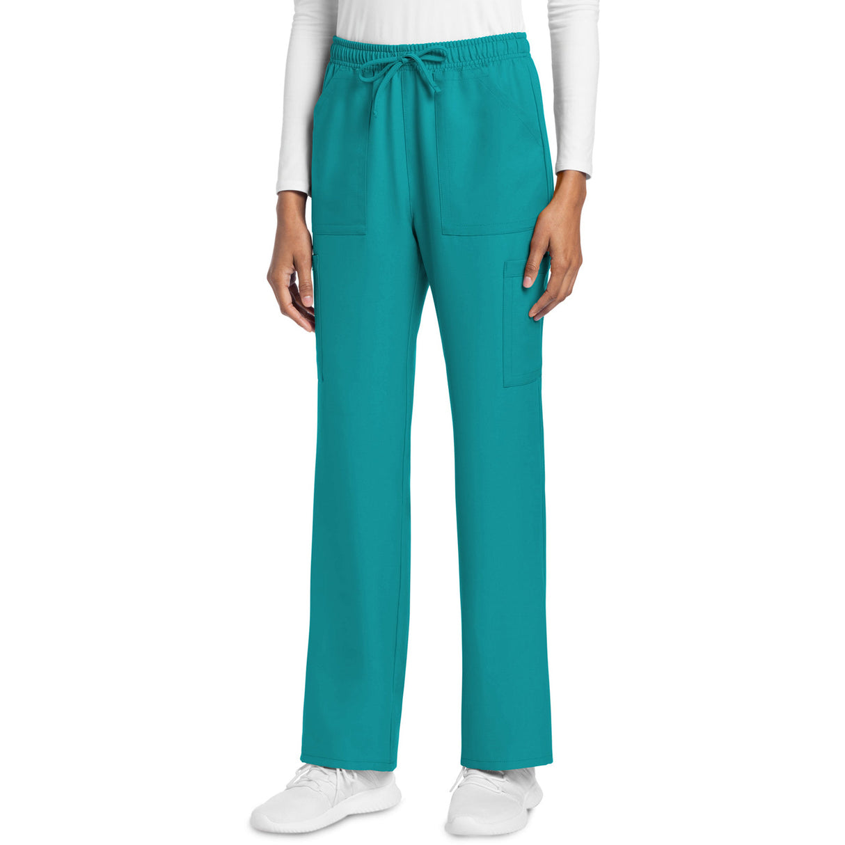 Cherokee Women's 4-Pocket Drawstring Cargo Pant