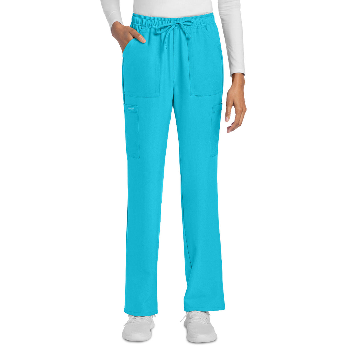 Cherokee Women's 4-Pocket Drawstring Cargo Pant