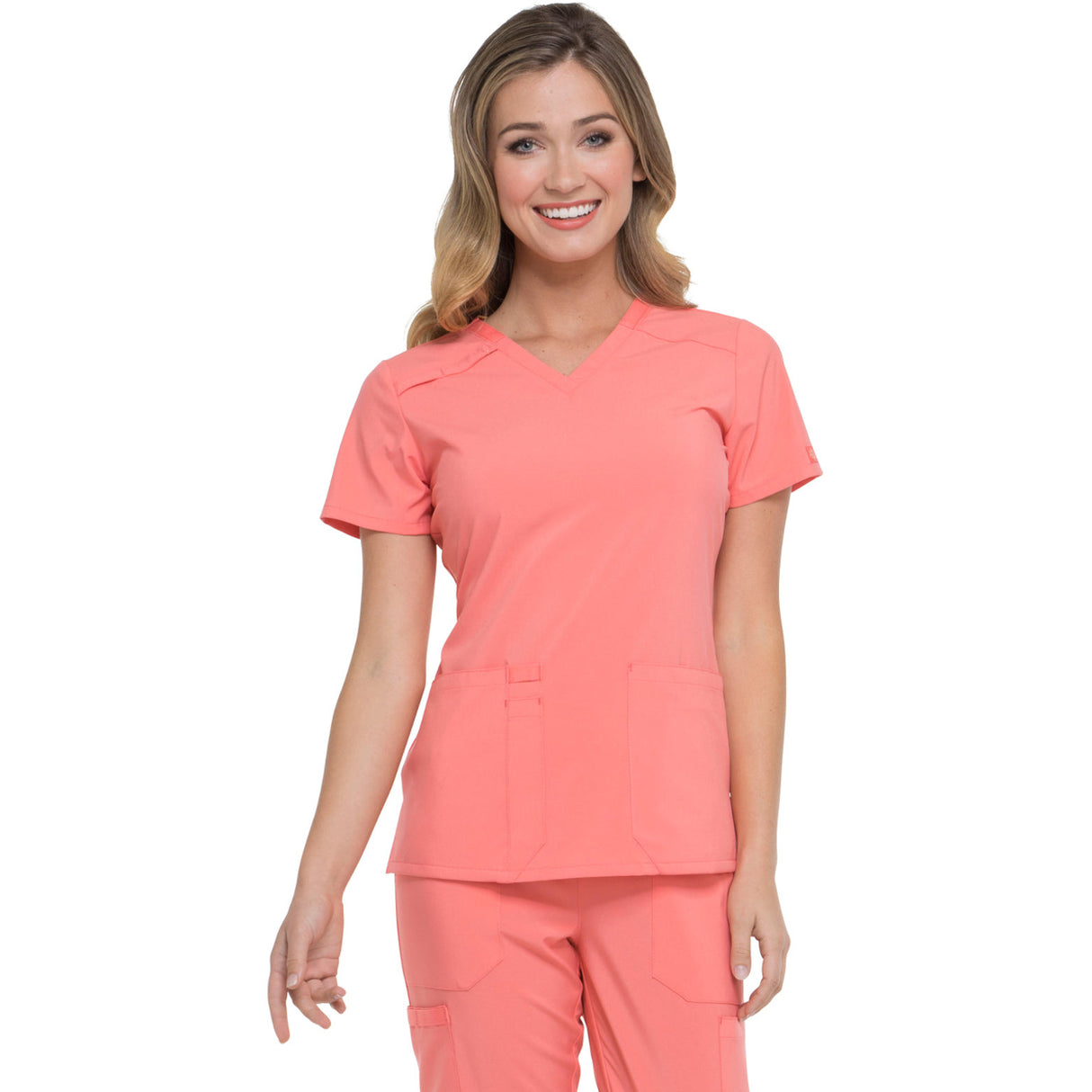 Dickies Medical Women's 2-Pocket Contemporary V-Neck Top