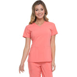 Dickies Medical Women's 2-Pocket Contemporary V-Neck Top