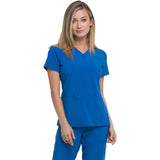 Dickies Medical Women's 2-Pocket Contemporary V-Neck Top