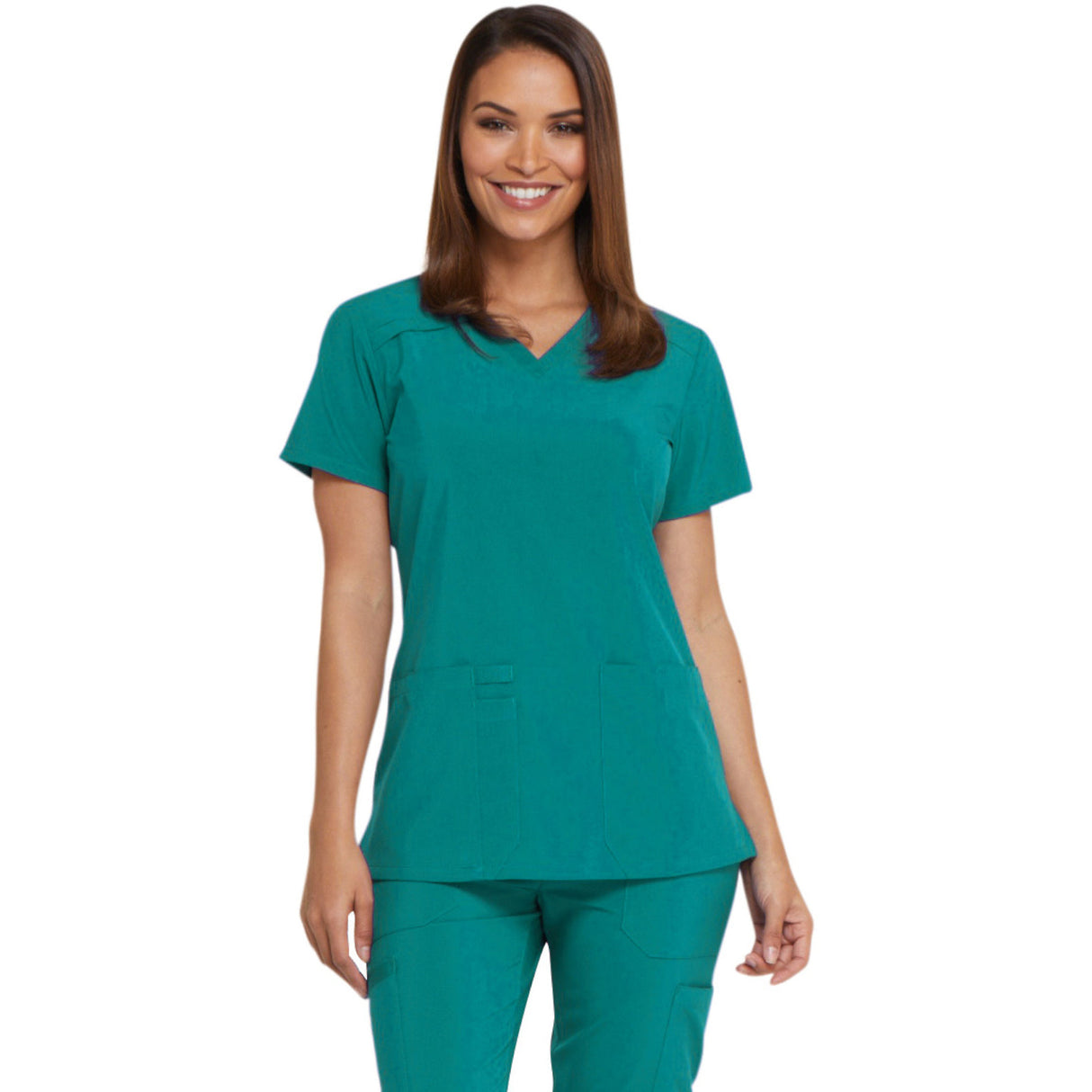 Dickies Medical Women's 2-Pocket Contemporary V-Neck Top
