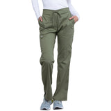 Cherokee Women's 5-Pocket Mid Rise Drawstring Pant