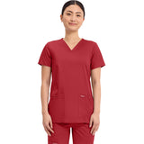 Cherokee Women's 3-Pocket V-Neck Top