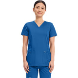 Cherokee Women's 3-Pocket V-Neck Top